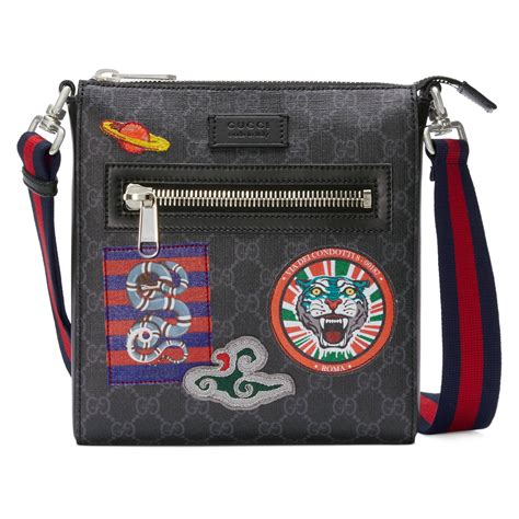 gucci night courrier gg supreme|Gucci Night Courrier Messenger GG Supreme Black/Grey .